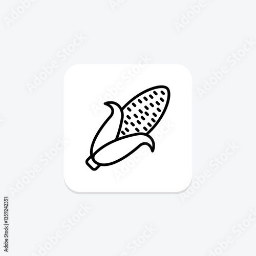 Corn, vector, pixel perfect, illustrator file