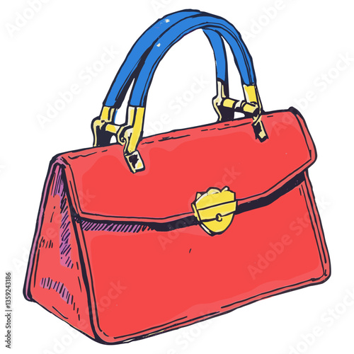 Purse purse illustration accessories vector