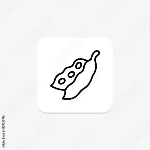 Soybean, vector, pixel perfect, illustrator file