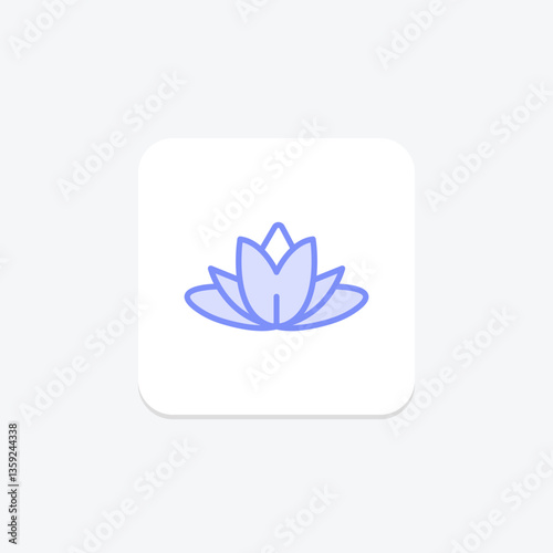 Water Lily, vector, pixel perfect, illustrator file