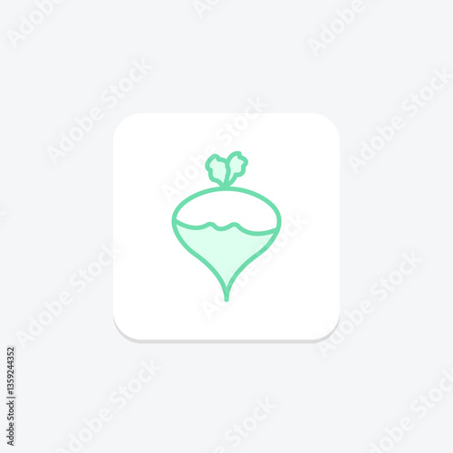 Turnip, vector, pixel perfect, illustrator file