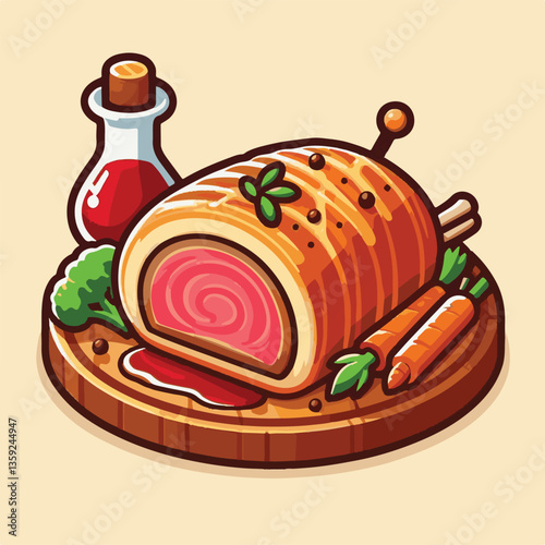 meat, food, traditional, slice, dinner, pastry, meal, beef, cooking, red, lunch, holiday, wellington, sauce, roasted, recipe, puff, cut, fillet, stuffed, steak, pie, christmas, tradition, ingredient, 