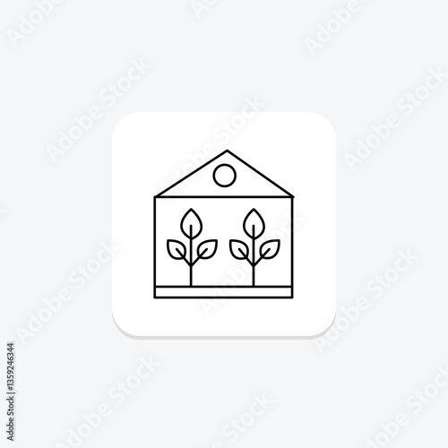 Greenhouse Vent, vector, pixel perfect, illustrator file