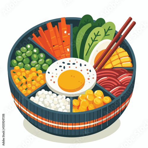 bibimbap, asian, cuisine, meal, healthy, delicious, food, rice, gourmet, korean food, vegetable, cooking, dinner, fresh, colorful, bowl, lunch, traditional, dish, egg, beef, spicy, korean, carrot, mea