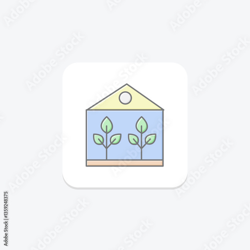 Greenhouse Vent, vector, pixel perfect, illustrator file