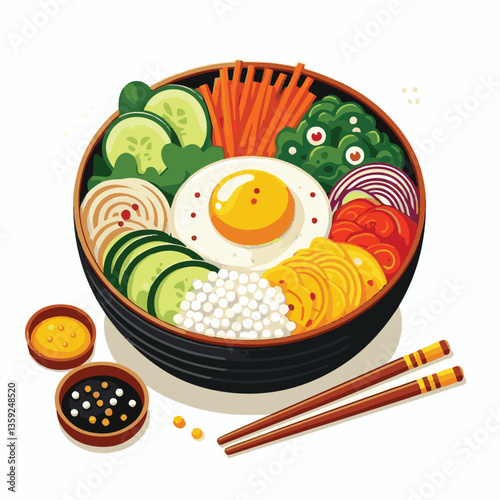 bibimbap, asian, cuisine, meal, healthy, delicious, food, rice, gourmet, korean food, vegetable, cooking, dinner, fresh, colorful, bowl, lunch, traditional, dish, egg, beef, spicy, korean, carrot, mea