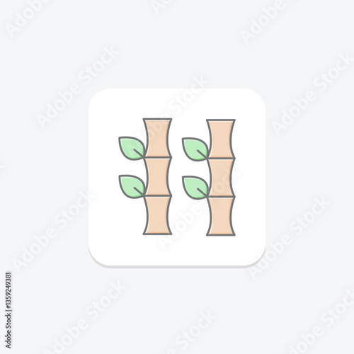 Bamboo, vector, pixel perfect, illustrator file
