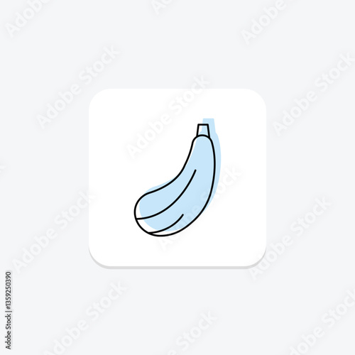 Zucchini, vector, pixel perfect, illustrator file