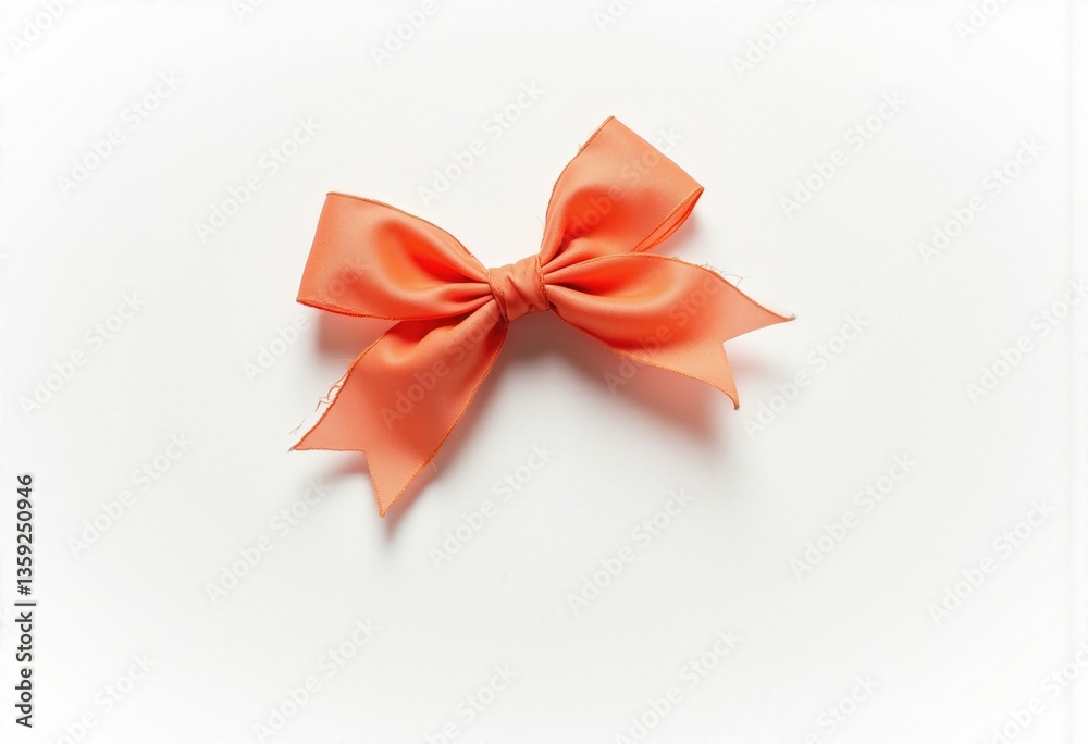 A playful bow, constructed from a lightweight, semi transparent material, is presented against a clean, minimalist setting A playful bow, constructed from a lightweight, semi transparent material, is presented against a clean, minimalist setting