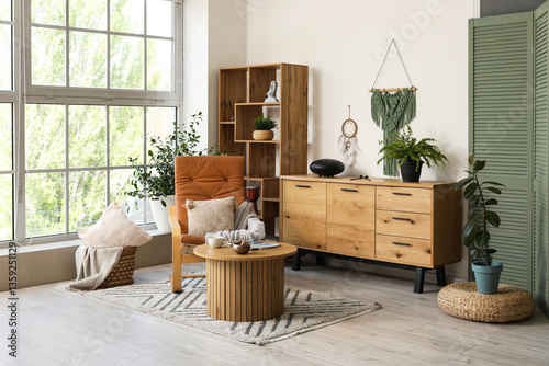 Interior of living room wit...