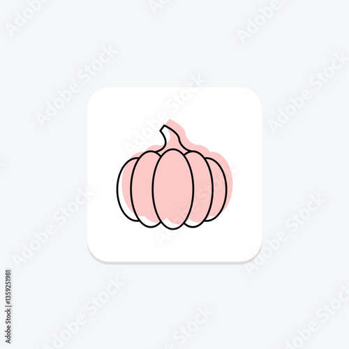 Pumpkin, vector, pixel perfect, illustrator file