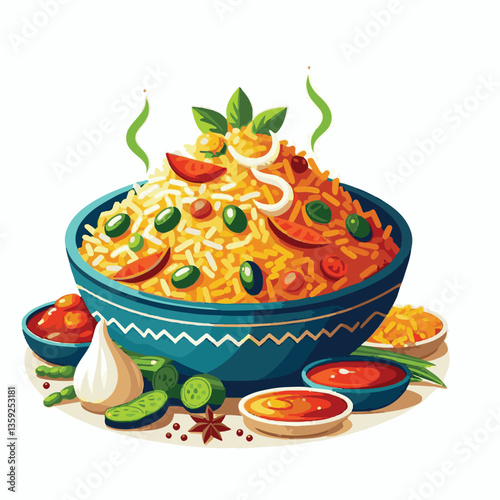 chicken, dinner, spicy, indian, cuisine, dish, asian, basmati, rice, meat, food, lunch, background, biryani, cooked, delicious, healthy, meal, india, restaurant, arabic, cooking, homemade, isolated, t