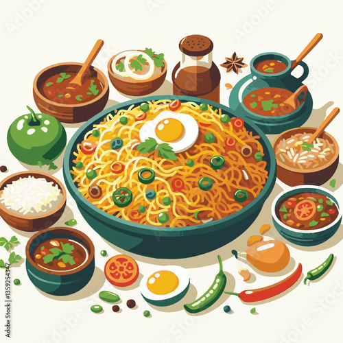 chicken, dinner, spicy, indian, cuisine, dish, asian, basmati, rice, meat, food, lunch, background, biryani, cooked, delicious, healthy, meal, india, restaurant, arabic, cooking, homemade, isolated, t