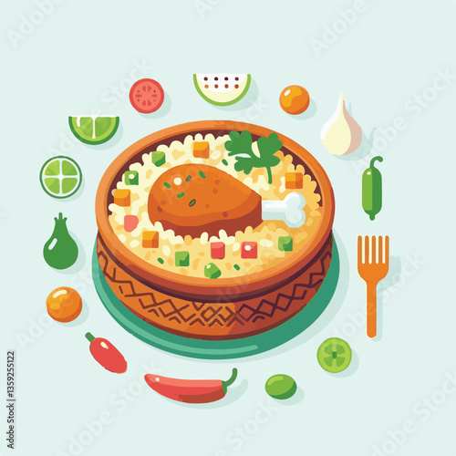 chicken, dinner, spicy, indian, cuisine, dish, asian, basmati, rice, meat, food, lunch, background, biryani, cooked, delicious, healthy, meal, india, restaurant, arabic, cooking, homemade, isolated, t