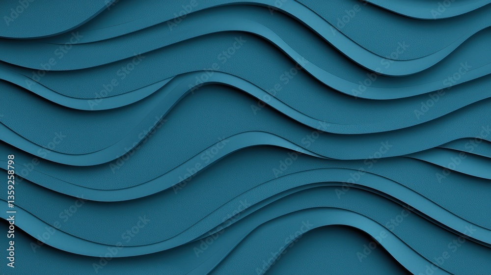Fototapeta premium Abstract Texture concept. Abstract blue wave texture with soft gradients