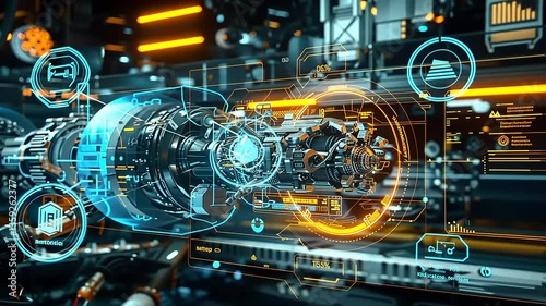 Futuristic Engine Diagnostics: Advanced Technology in Industrial Automation