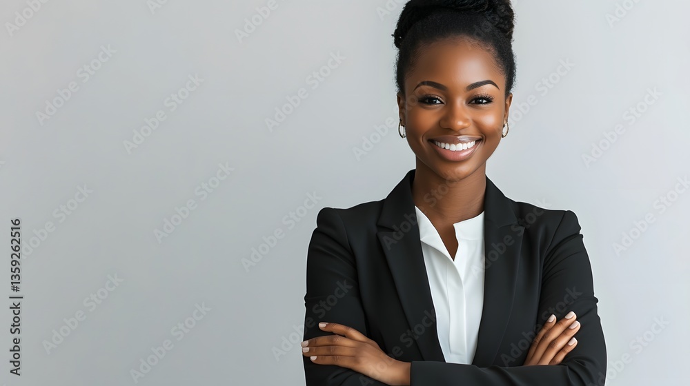 Confident Black Businesswoman Confident Black Businesswoman