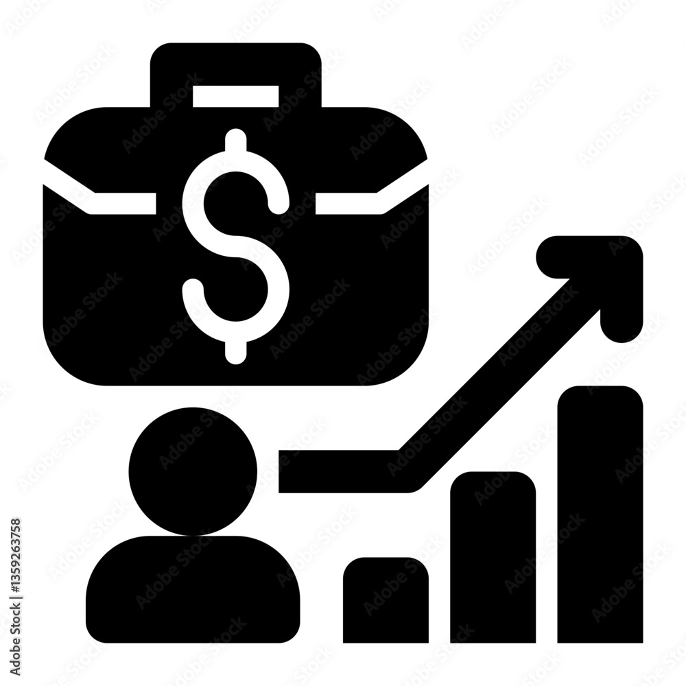 Career, Job, Employment Glyph Solid Icon
Career, Job, Employment Glyph Solid Icon
