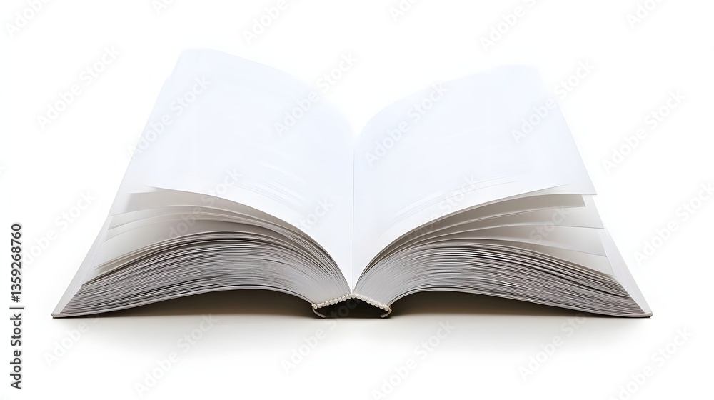 open book on white background open book on white background