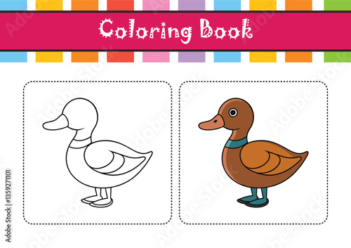  Realistic Baer's Pochard Bird Artwork