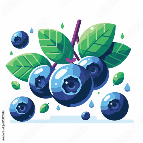 blueberry, fruit, fresh, food, berry, organic, background, blue, healthy, sweet, blueberries, ripe, isolated, juicy, raw, dessert, berries, group, white, vegetarian, diet, leaf, bilberry, summer, deli