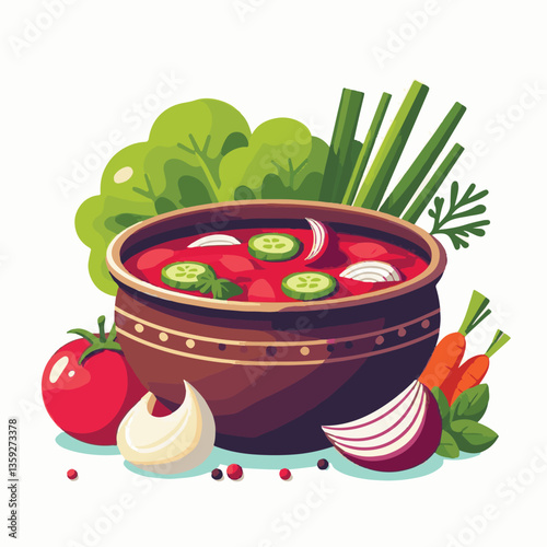 soup, food, borscht, bowl, ukrainian, dish, lunch, dinner, vegetable, beet, cream, cuisine, borsch, beetroot, red, meat, traditional, healthy, meal, homemade, hot, gourmet, plate, garlic, tasty, cooki