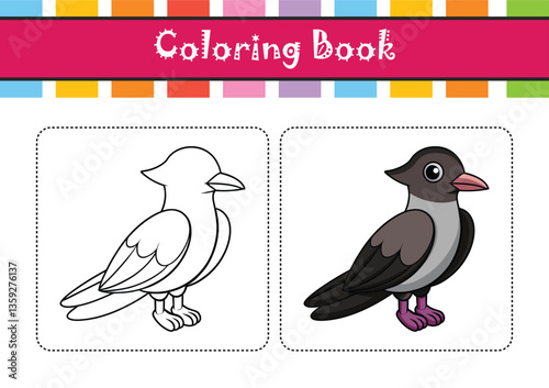  Charming Black-Billed Cuckoo Bird Design
