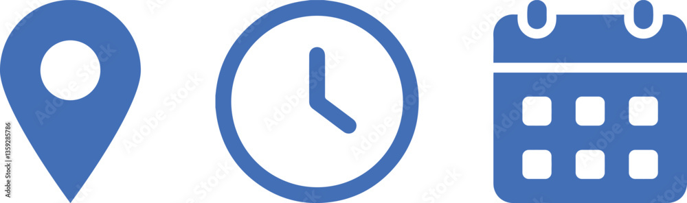 analog clock face, calendar icon, black and white icons, minimalist design analog clock face, calendar icon, black and white icons, minimalist design