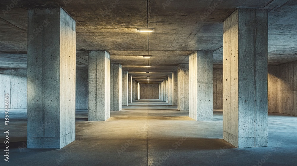 Perspective and Lighting: Use natural light or warm artificial light to soften the look of the space and reduce the stark appearance of concrete.  