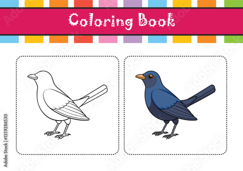  Vibrant Brewer's Blackbird Bird Detailed Illustration