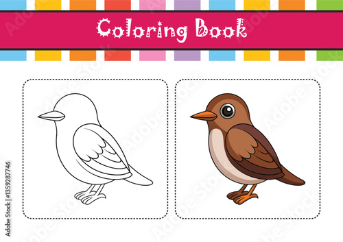  Vibrant Brown Creeper Bird Detailed Illustration