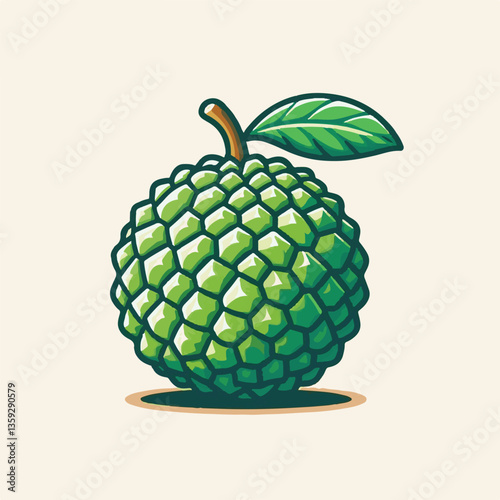 background, breadfruit, food, nature, fresh, tropical, leaf, plant, fruit, organic, healthy, green, sweet, natural, vegetarian, exotic, summer, illustration, garden, white, foliage, delicious, vitamin