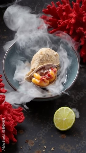 Oysters with filling