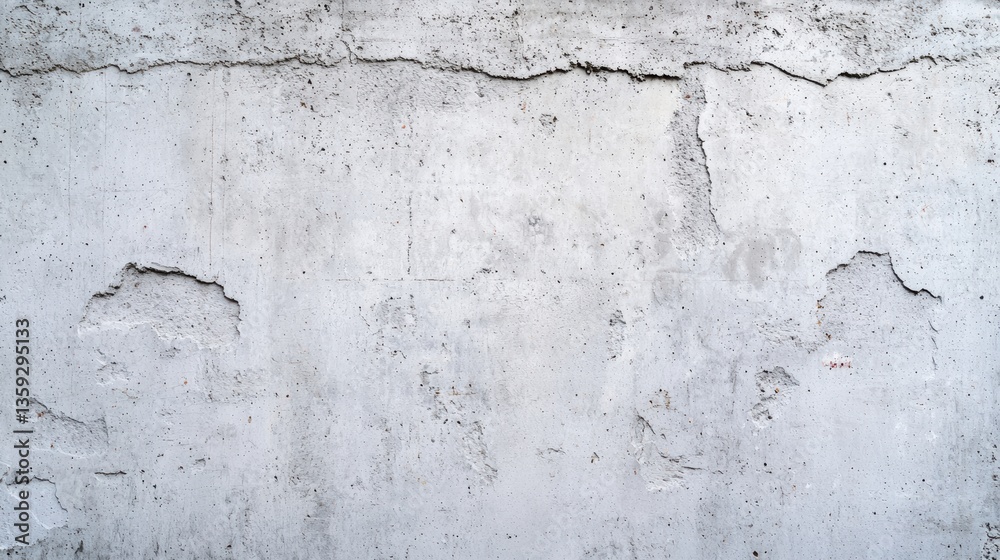 Fototapeta premium Concrete Texture concept. Raw Brutalist inspired concrete surface with deep scratches and a weathered texture