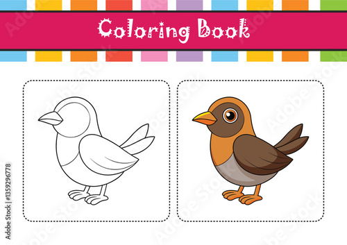  Vivid Chinese Thrush Bird Design