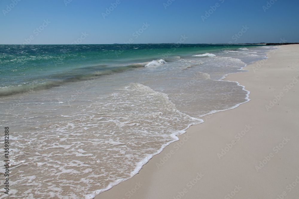 indian ocean at jurien bay in western australia