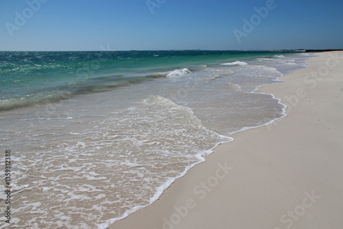 Obraz na płótnie indian ocean at jurien bay in western australia w salonie