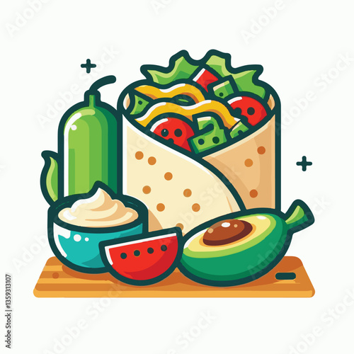 food, meal, restaurant, meat, burrito, menu, fast, delicious, lunch, dinner, snack, mexican, background, dish, beef, chicken, salad, isolated, grilled, bread, wrap, vegetable, set, collection, plate, 