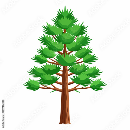 dwarf pine tree with stiff  short needles