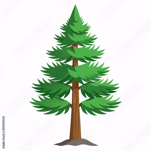 dwarf pine tree with stiff  short needles