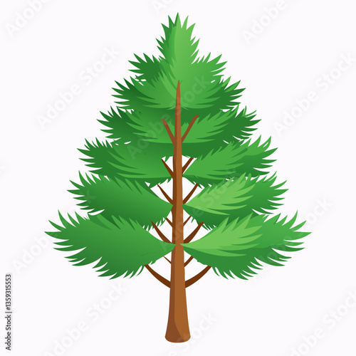 dwarf pine tree with stiff  short needles