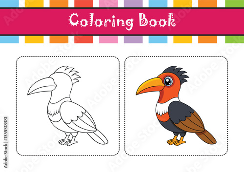  Common Scimitarbill Bird Realistic Art
