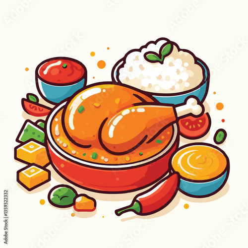 restaurant, butter chicken, dinner, food, chicken, delicious, curry, indian, dish, cuisine, spicy, traditional, lunch, meat, meal, rice, masala, gravy, asian, background, cooking, pakistani, tikka, bu