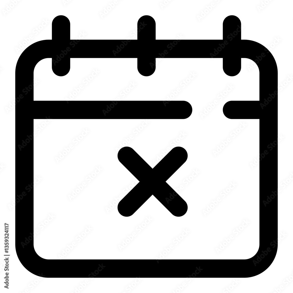 Fototapeta premium date and time dashed line icon