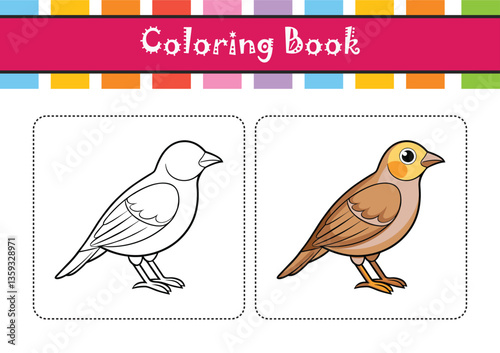  Vivid Desert Lark Bird Design