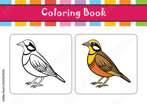  Eastern Meadowlark Bird Colorful Artwork photo