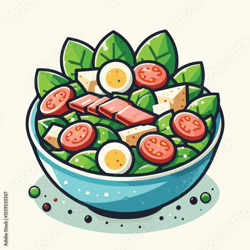 lunch, lettuce, food, fresh, salad, meal, healthy, green, cheese, caesar, dinner, gourmet, chicken, vegetable, parmesan, bowl, delicious, bread, sauce, dish, grilled, dressing, crouton, plate, cuisine