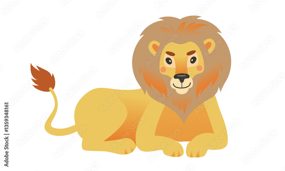 Stunning Close-Up of a Colourful Lion – Bold Animal Photography for Nature Projects Stunning Close-Up of a Colourful Lion – Bold Animal Photography for Nature Projects