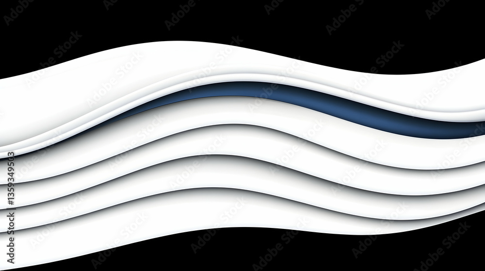 Fototapeta premium Abstract white monochrome vector background for design brochure, website, flyer. Geometric white wallpaper for certificate, presentation, landing page
