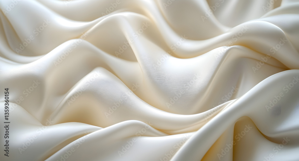 Fototapeta premium Smooth elegant brown white silk or satin texture can use as abstract background. Luxurious background design. In Sepia toned. Retro style